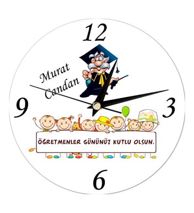 Kişiye Özel Öğretmenler Günü Duvar Saati