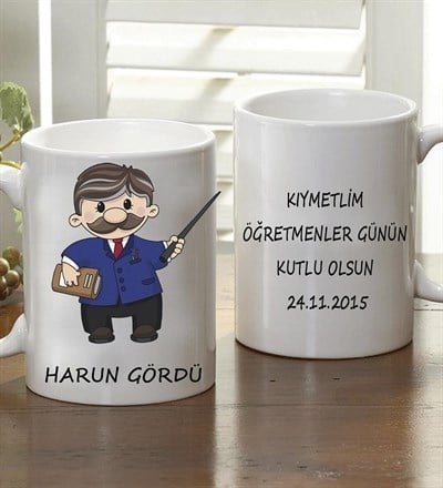 Kişiye Özel Öğretmenler Günü Kupa Bardak