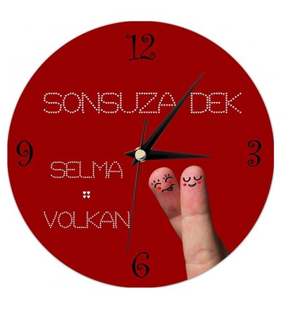 Kişiye Özel Sonsuza Dek Duvar Saati