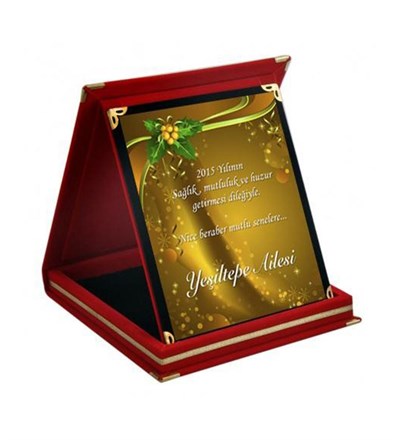Kişiye Özel Yeni Yıl Ödül Büyük Boy Plaket