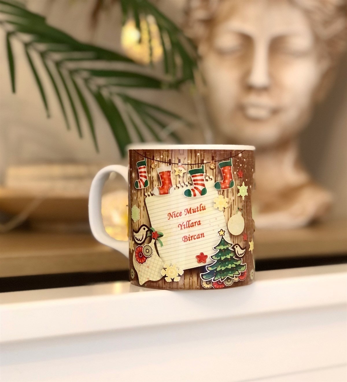 Kişiye Özel Yılbaşı Tasarım Kupa BardakMarkasızG1002