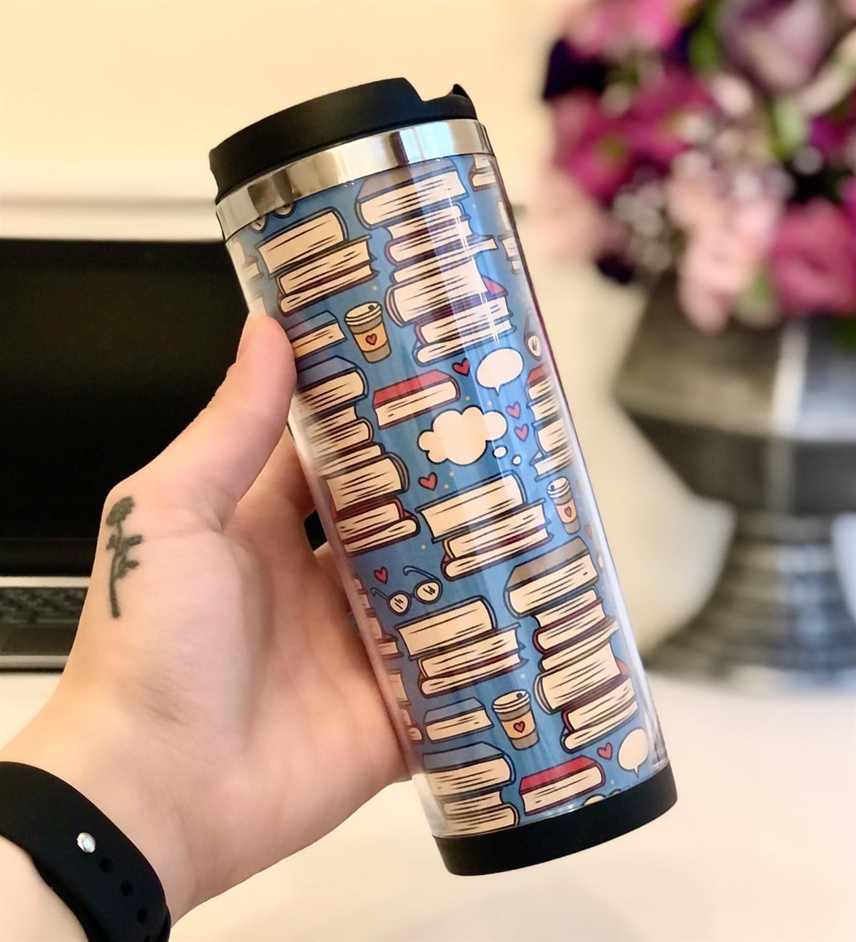 Kitap Tasarımlı 400 Ml Mug BardakGiftmodaGmmg100037	