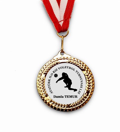 Kız Voleybol Turnuvası Birincisi Madalya