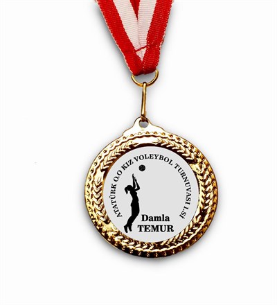 Kız Voleybol Turnuvası Birincisi Madalya