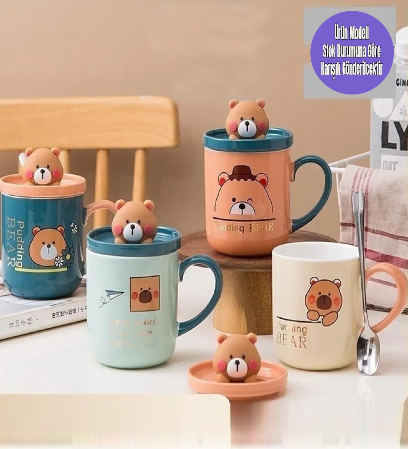 Ayıcık Figürlü Şirin KupagiftmodaBM-1461