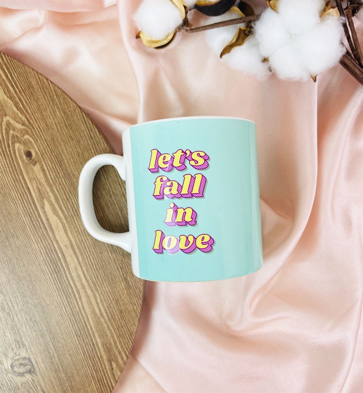 Let's Fall In Love Tasarımlı Kupa BardakgiftmodaGmkp100379