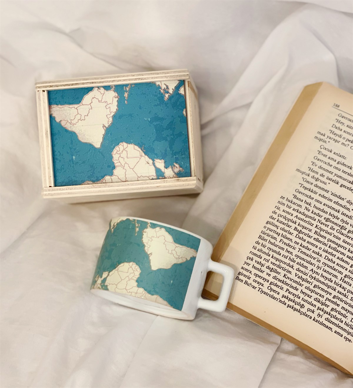 Travel Tasarımlı Kutulu KupaGiftmodaGmkp100136