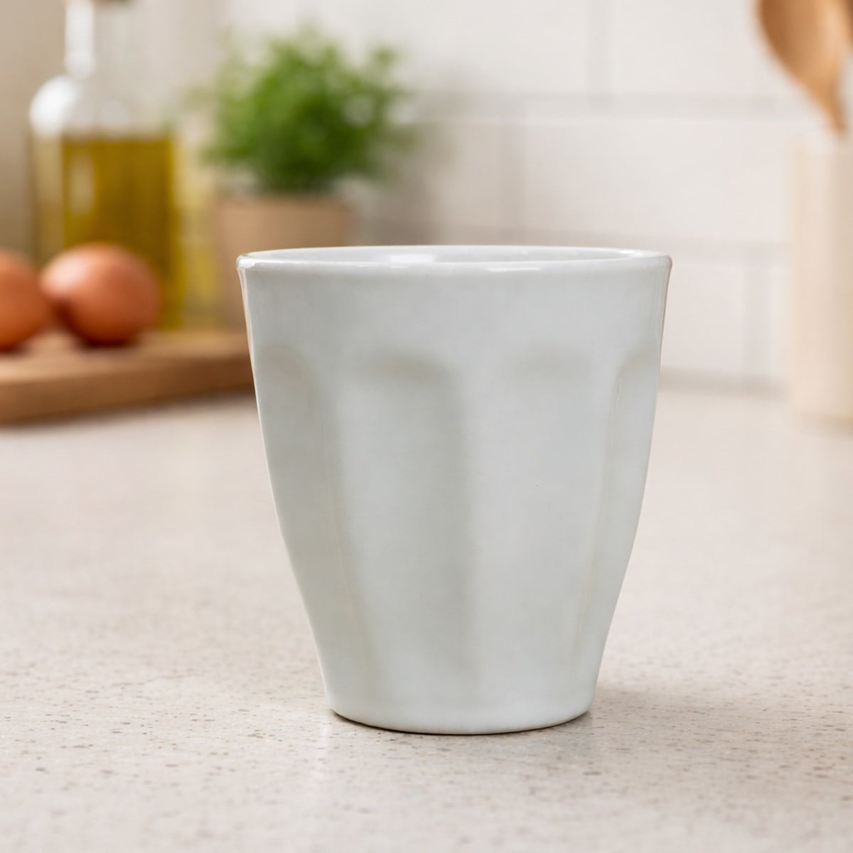 Minimal Beyaz Seramik Espresso BardağıgiftmodaBME-0001-1