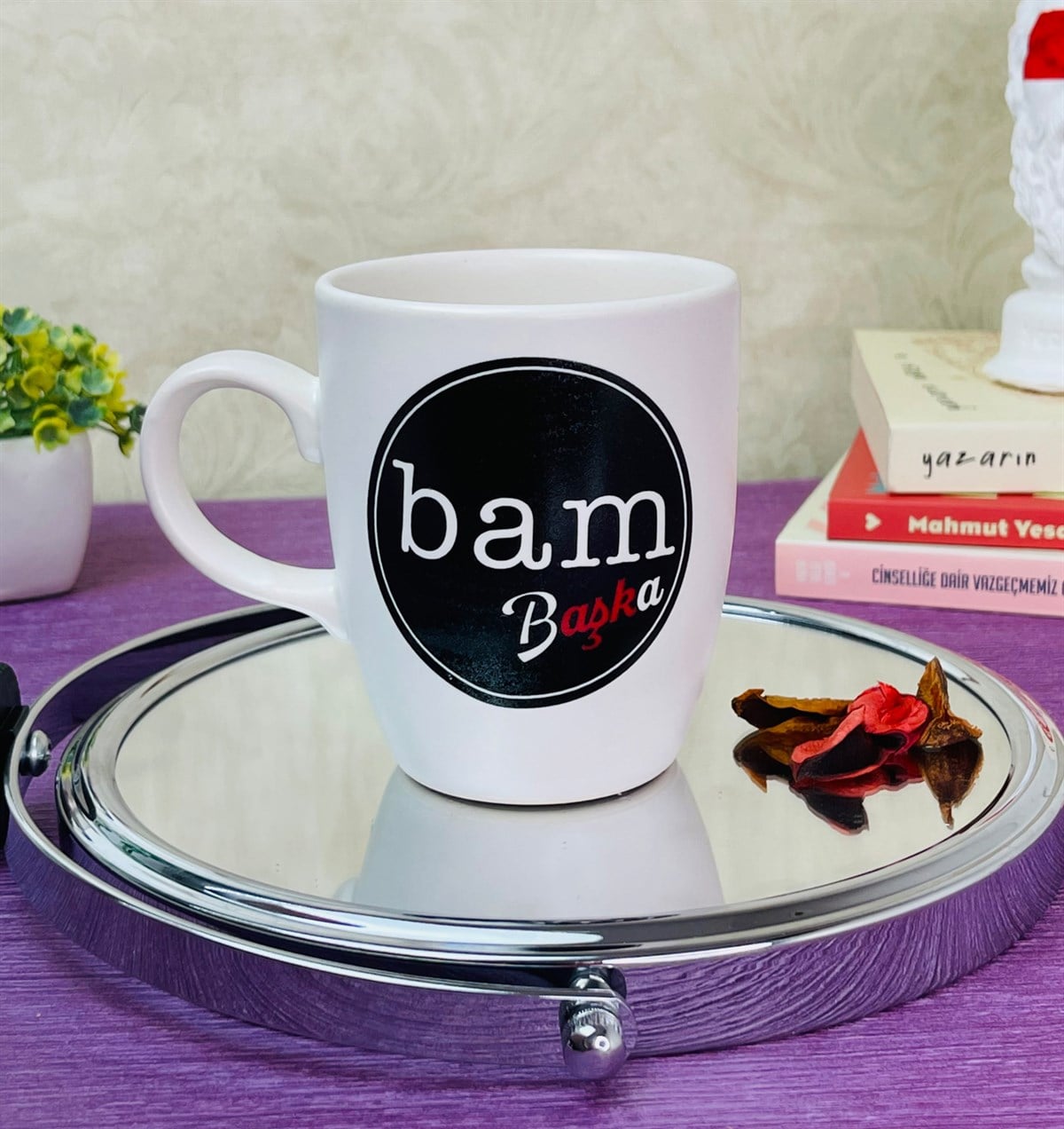 Bam Başka Tasarımlı 9 Cm Kupa BardakgiftmodaGmkp100291