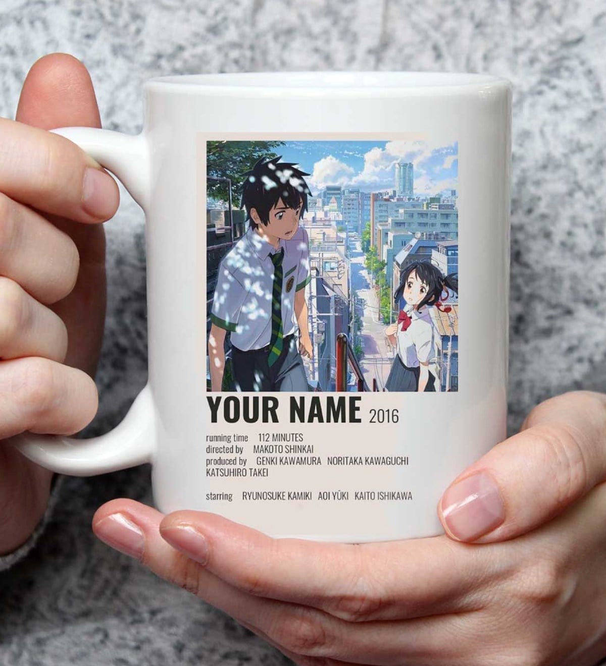 Your Name Anime Tasarımlı Kupa BardakgiftmodaGmkp100547
