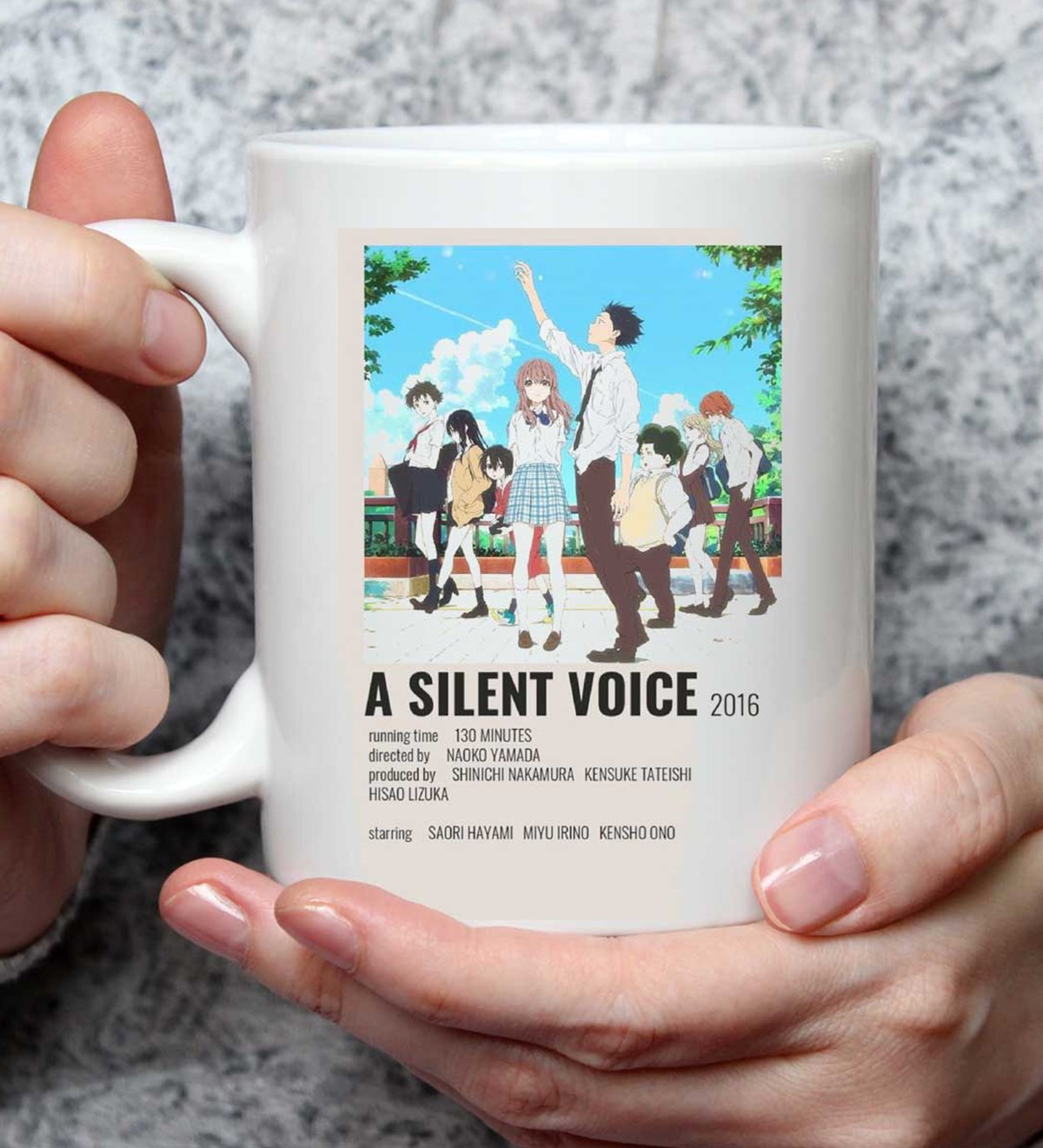 A Slient Voice Anime Tasarımlı Kupa BardakgiftmodaGmkp100442