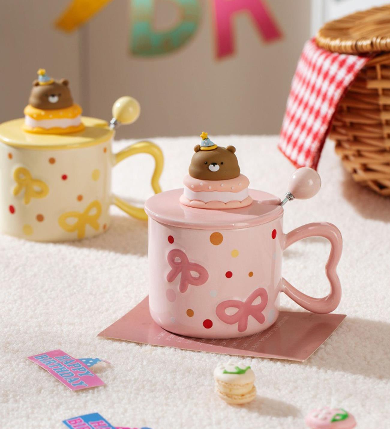 Tatlı Pasta Temalı Seramik KupagiftmodaBM-1947