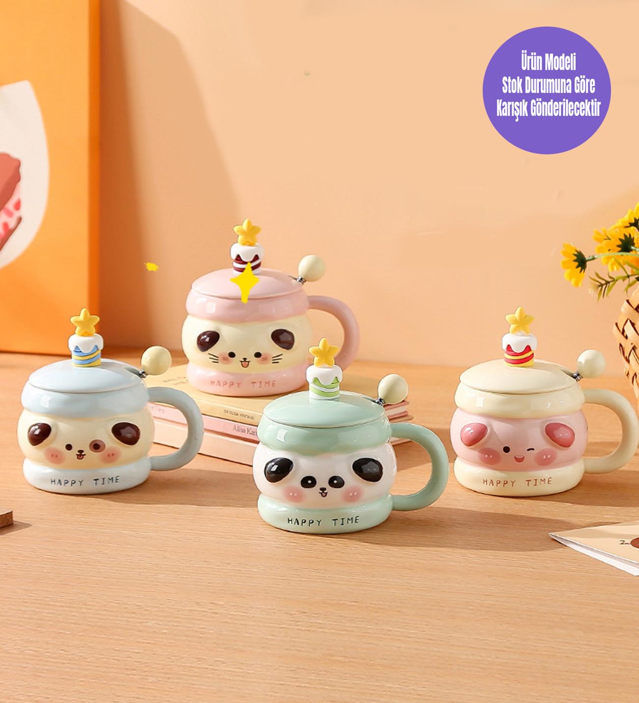 Yıldız Dostlar Temalı Seramik KupagiftmodaBM-1979