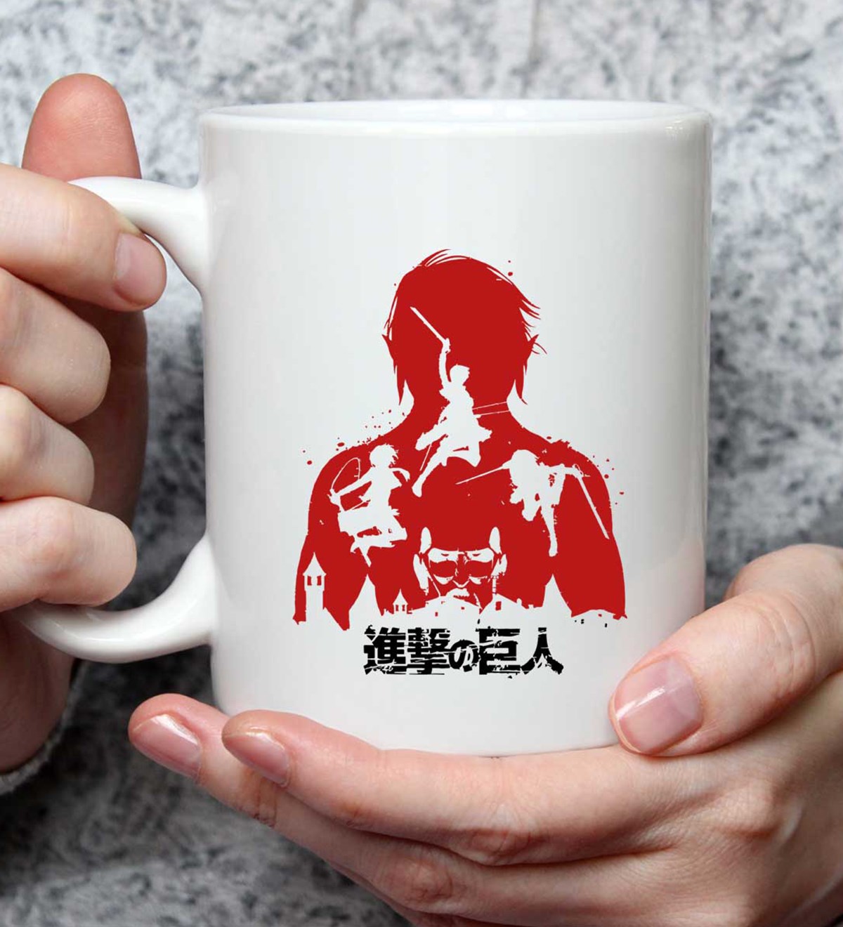 Attack On Titan Model 3 Anime Tasarımlı Kupa BardakgiftmodaGmkp100445