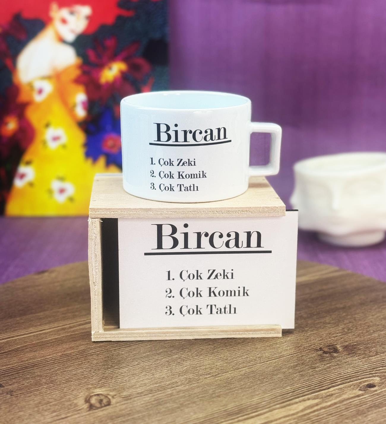 Kişiye Özel 3 Maddeli Kutulu KupagiftmodaGmkp100621