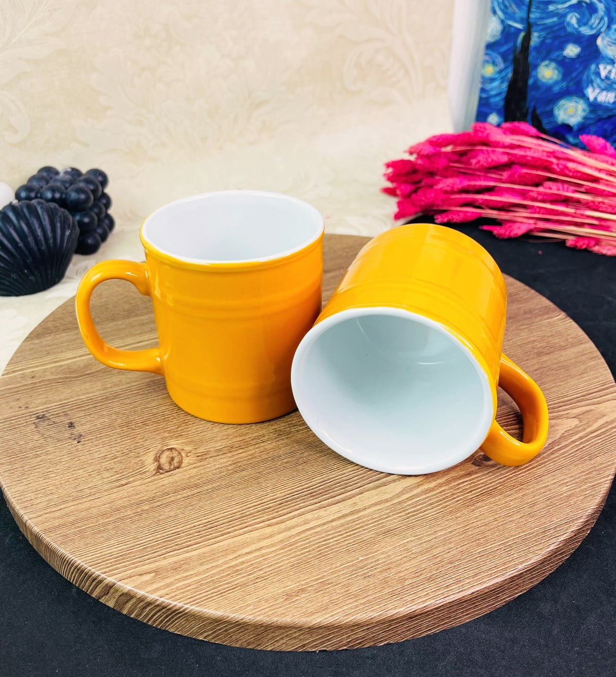 2'li Sarı Renk Varil Kupa 350 MlgiftmodaGmkp100564