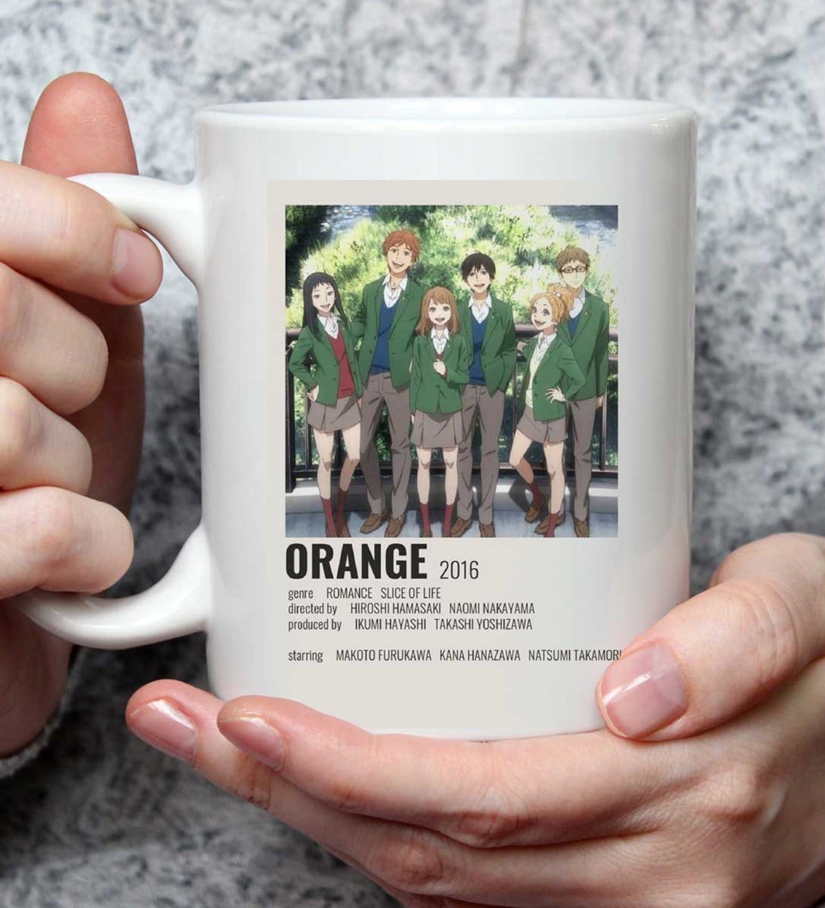 Orange Anime Tasarımlı Kupa BardakgiftmodaGmkp100493