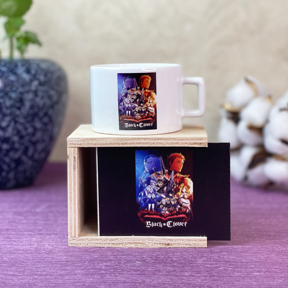 Black Clover Tasarımlı Kutulu KupagiftmodaGmkp100346