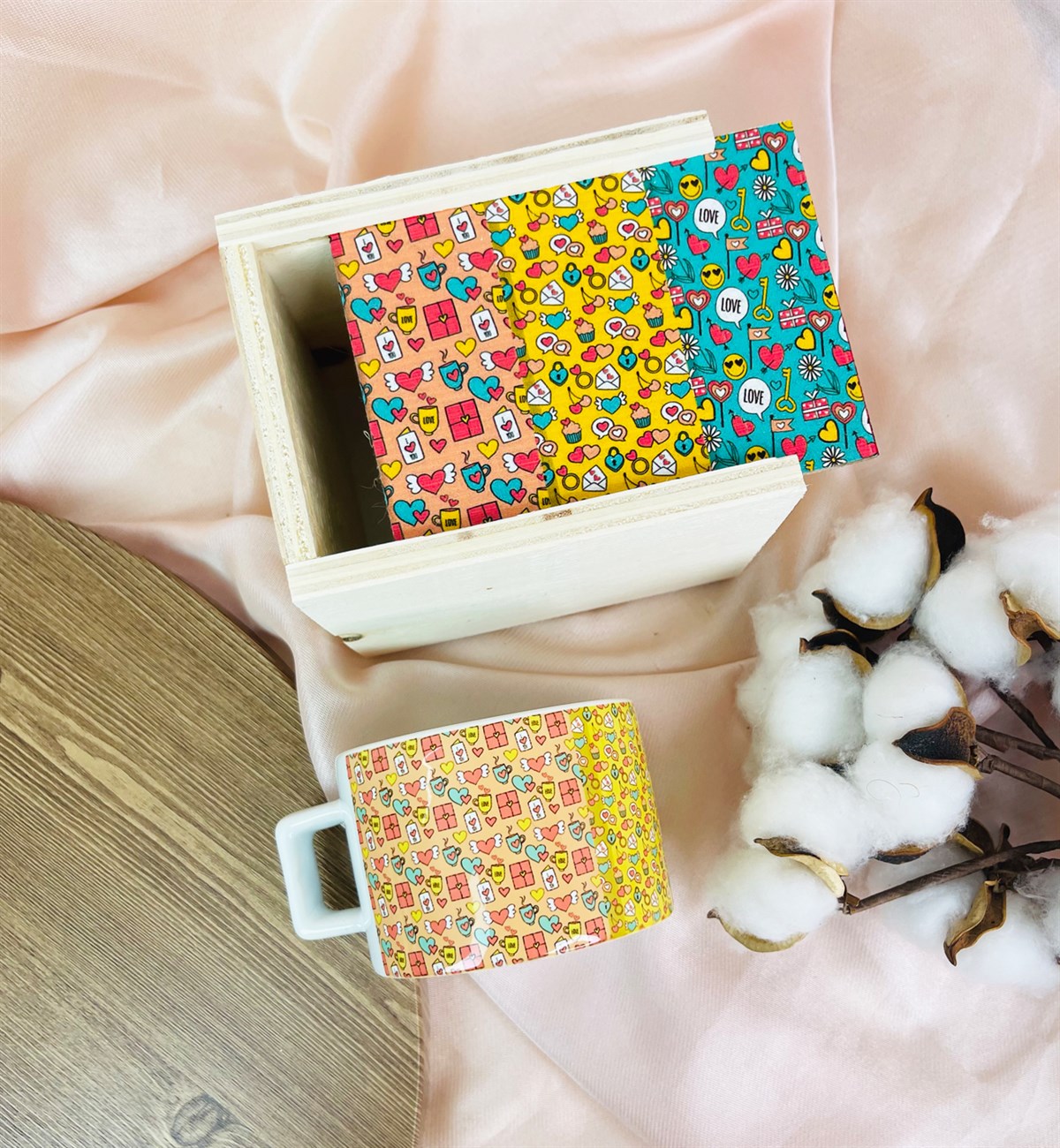 I Love You Tasarımlı Kutulu KupagiftmodaGmkp100394