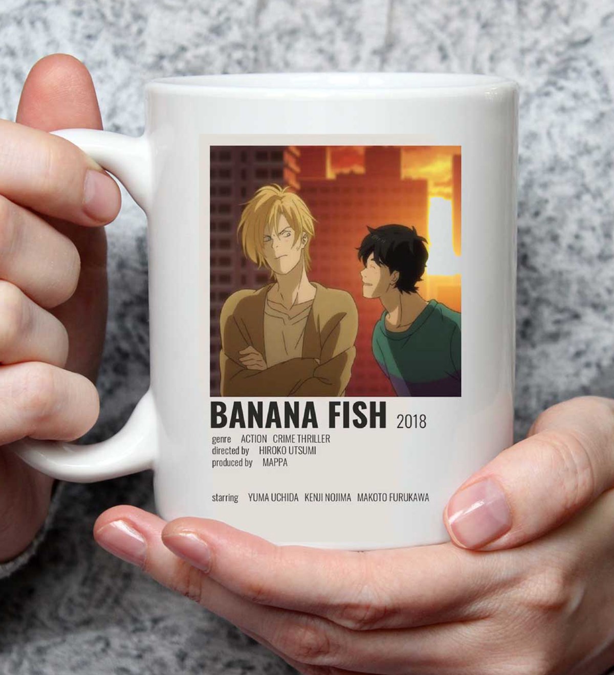 Banana Fish Anime Tasarımlı Kupa BardakgiftmodaGmkp100447