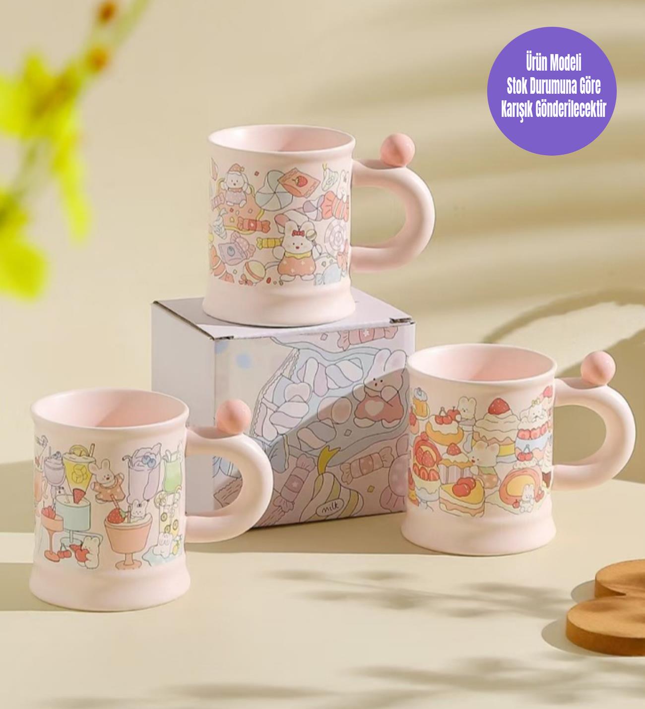 Tatlı Düşler Temalı Seramik KupagiftmodaBM-1981