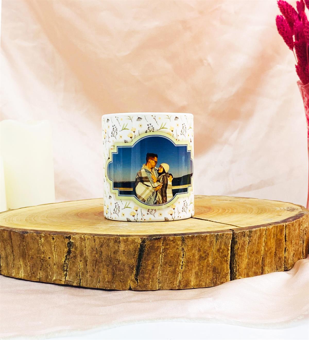 Kişiye Özel Fotoğraflı Çiçek Kupa BardakgiftmodaGmkp100613