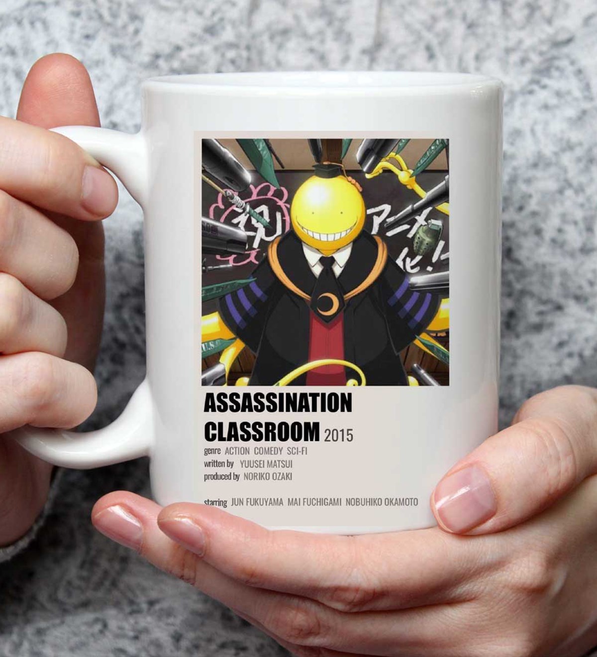 Assassination Classroom Anime Tasarımlı Kupa BardakgiftmodaGmkp100444