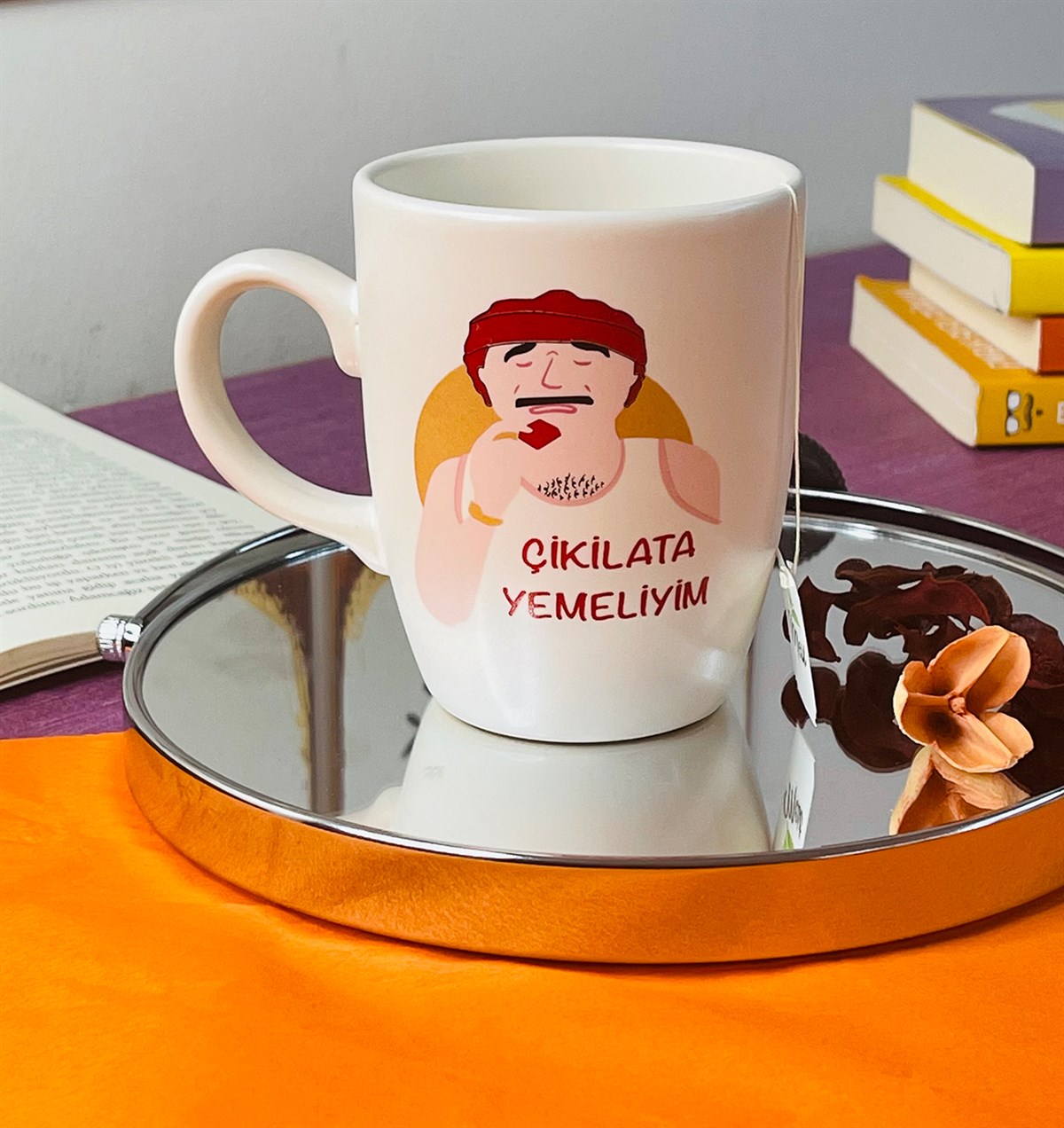 Çikilata Yemeliyim Tasarımlı 9 Cm Kupa BardakgiftmodaGmkp100216