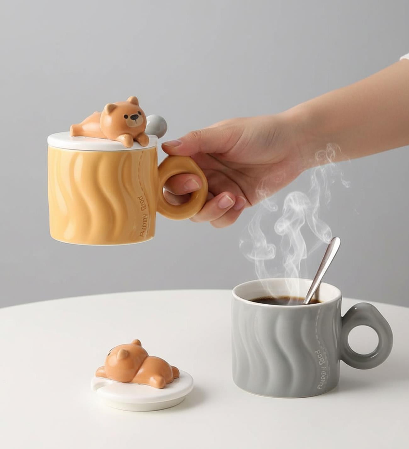 Tembel Ayıcık Temalı Seramik KupagiftmodaBM-1970