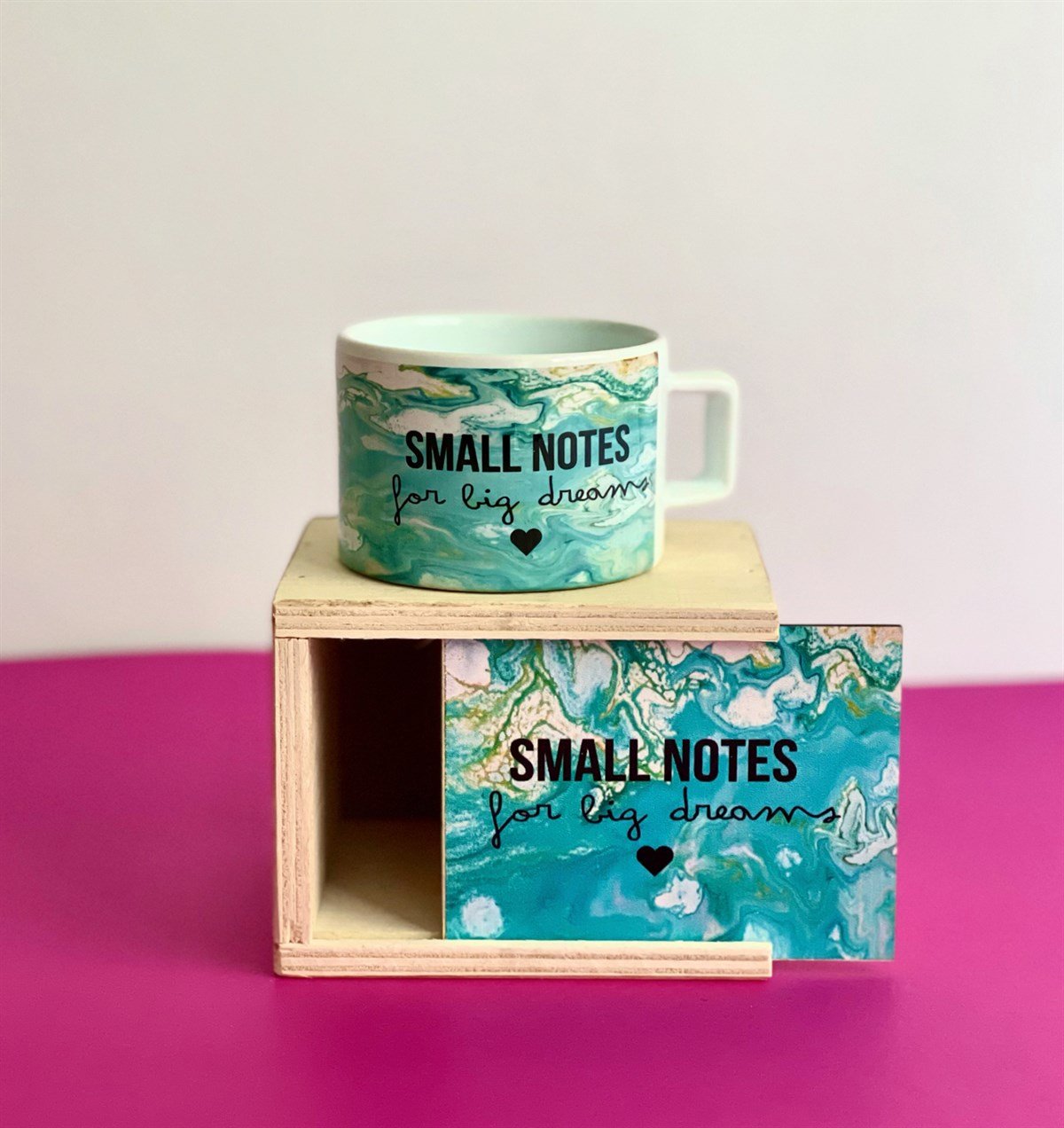Small Notes Tasarımlı Kutulu KupaGiftmodaGmkp100185