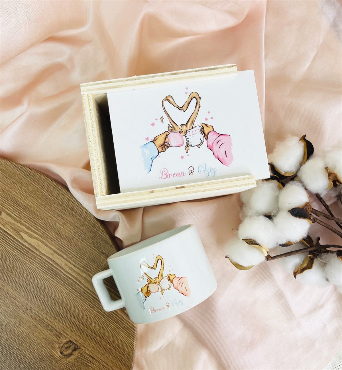 Kişiye Özel Sevgili Tasarımlı Kutulu KupagiftmodaGmkp100397