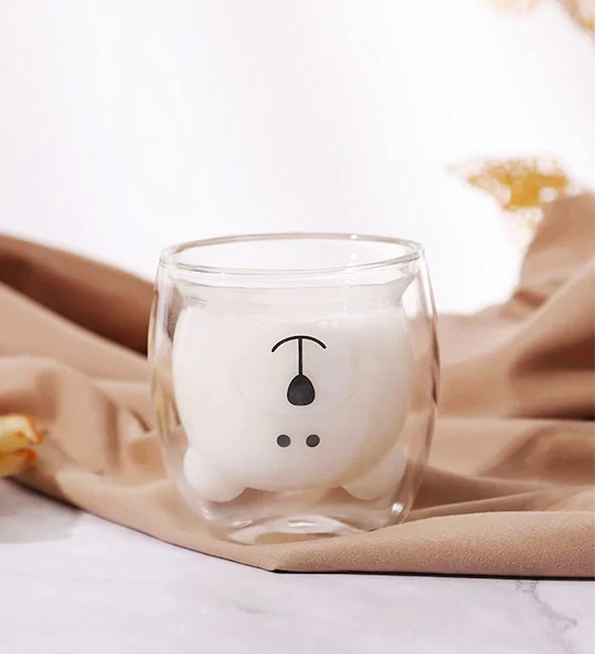 Ayıcık Çift Cam Cidarlı BardakgiftmodaGM-5065