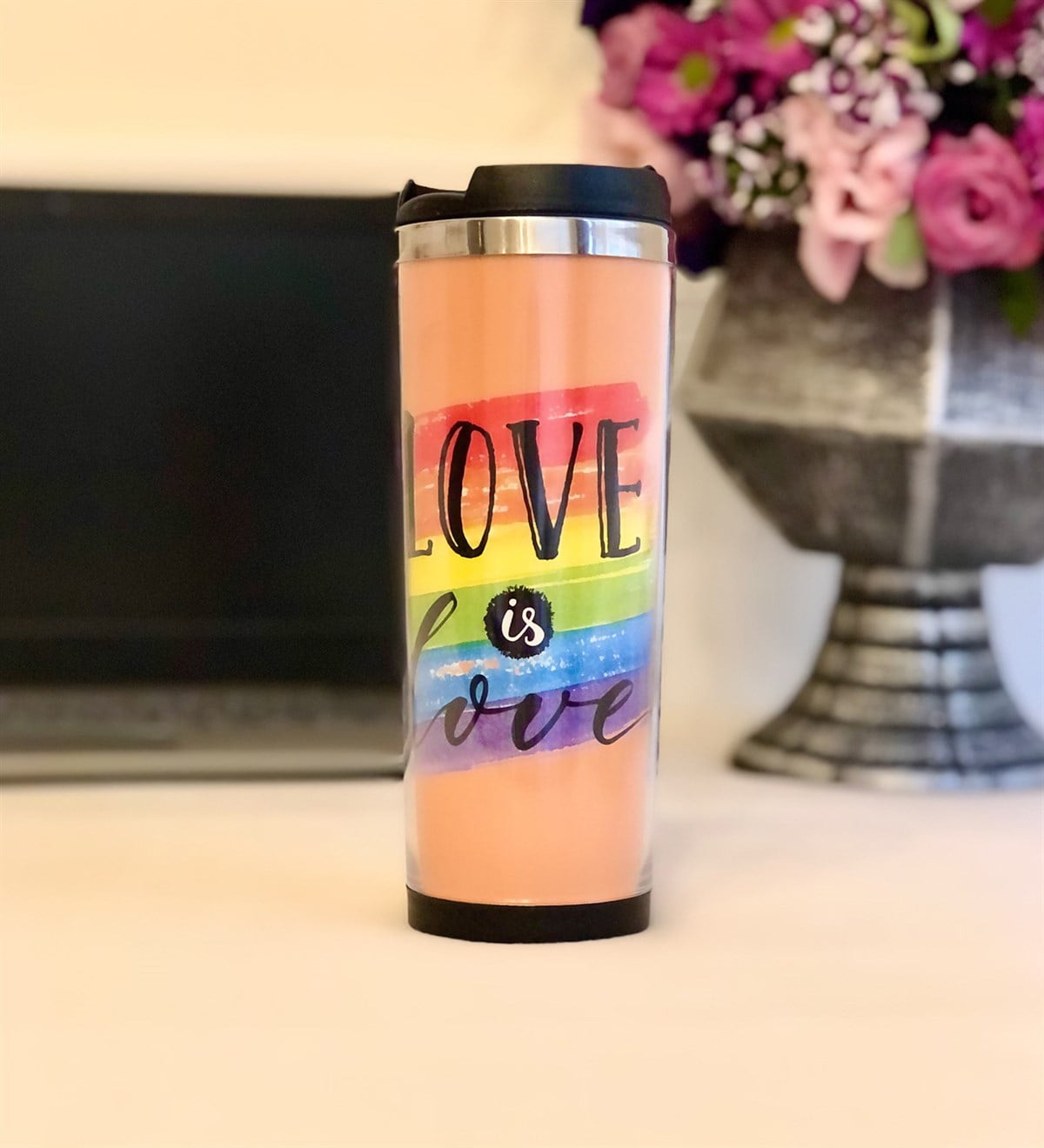 Love İs Love Tasarımlı 400 Ml Mug BardakGiftmodaGmmg100024	