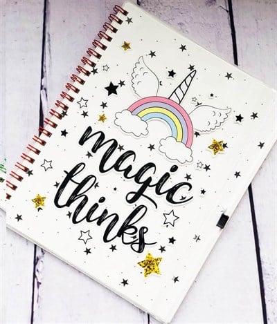 Magic Thinks Çanta Kapaklı Defter