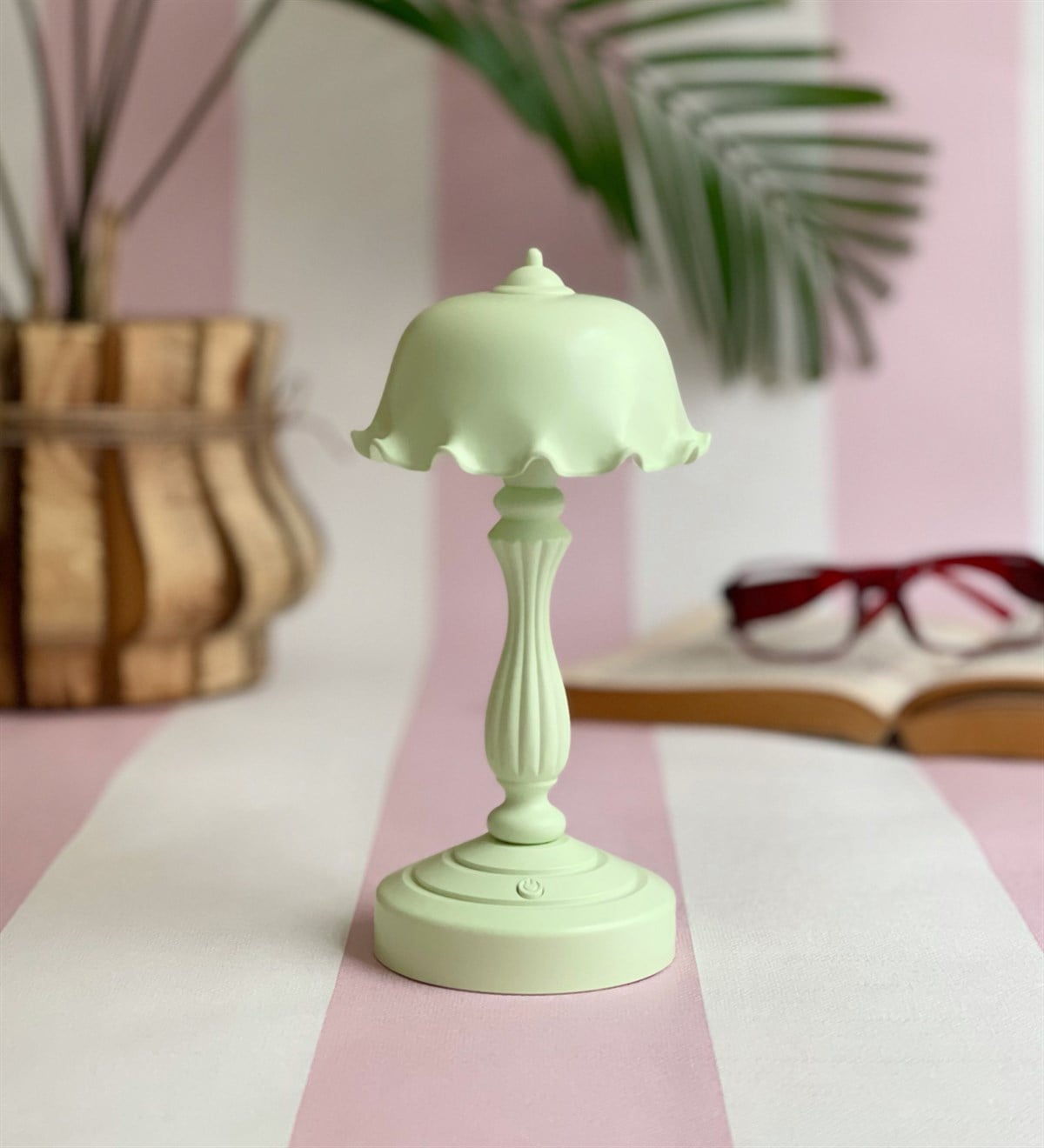 Mini Abajur Masa Lambası Açık YeşilGiftmodaGm-4155-Acık-Yesil
