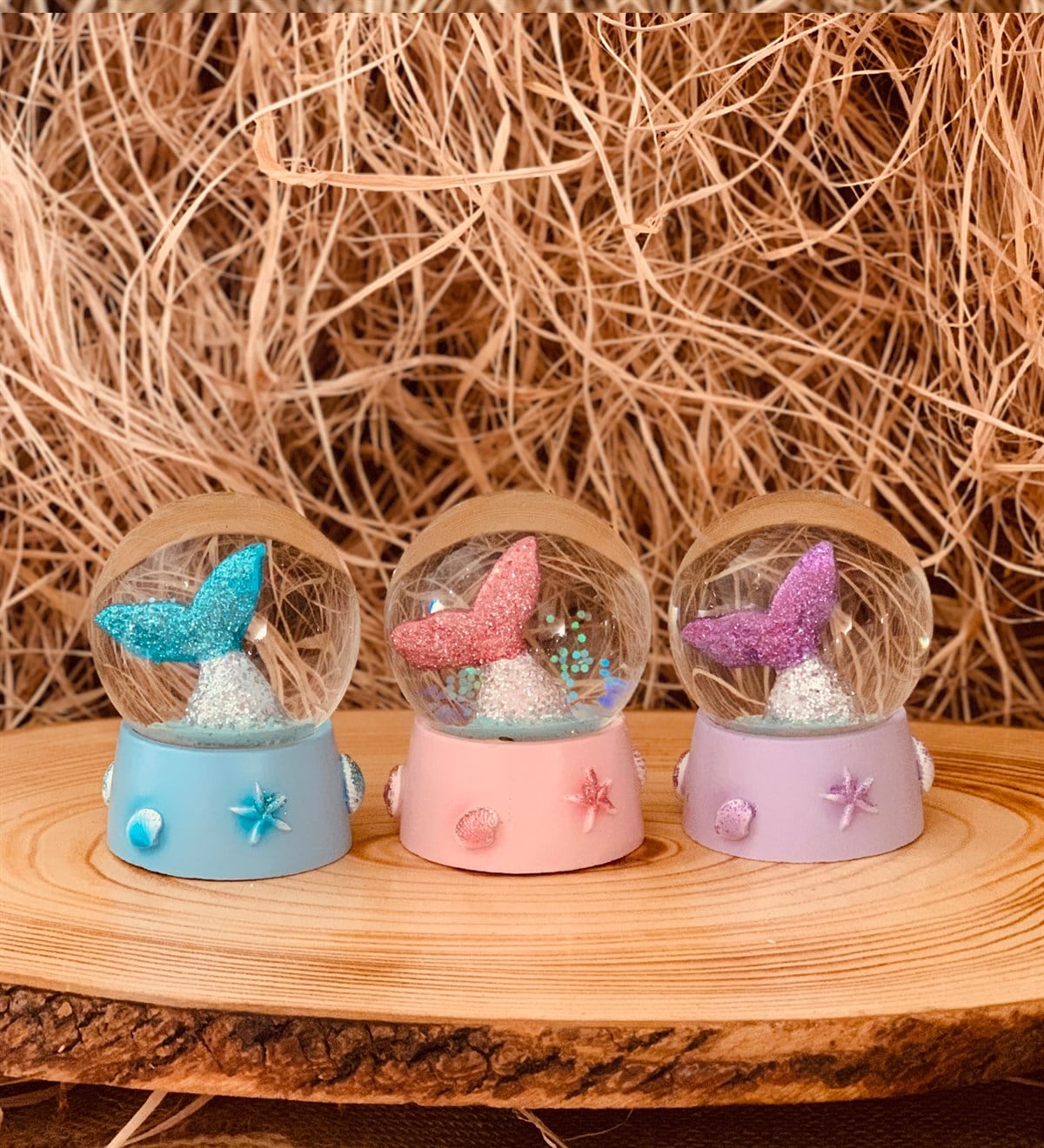 Mini ışıklı deniz kızı kar küresiGiftmodagm-1476