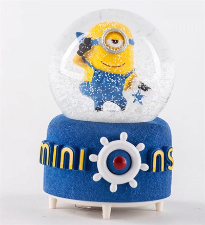 Minions Işıklı Otomatik Kar Küresi Büyük Boy