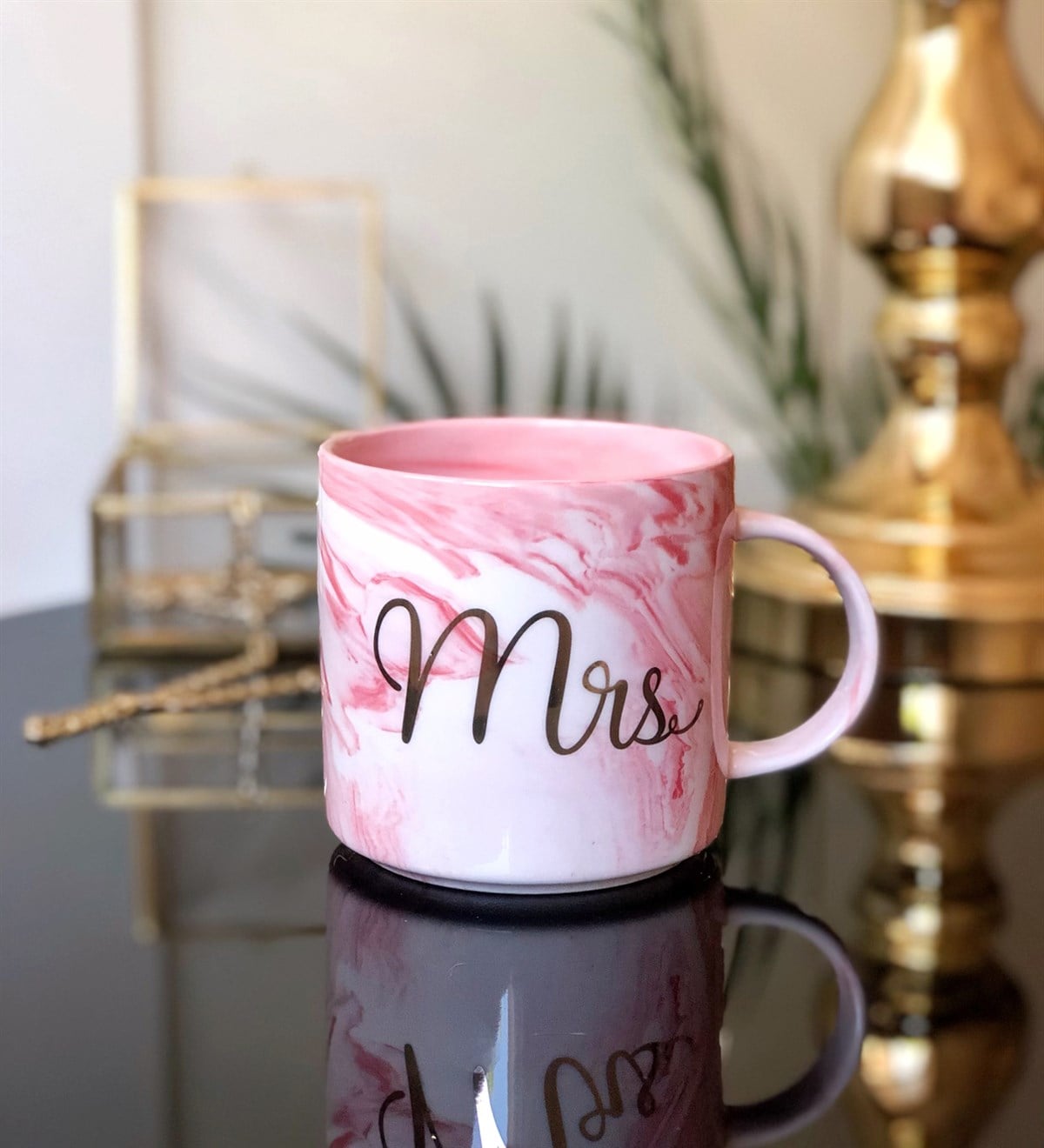 Mrs Pembe Porselen KupaGiftmodaGM-2452	