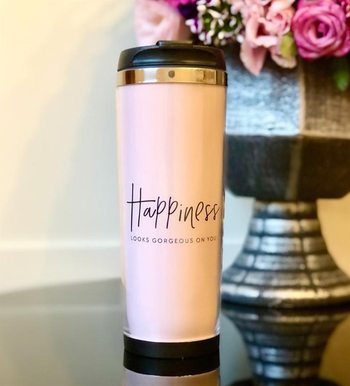 Mutluluk Tasarımlı 400 Ml Mug BardakGiftmodaGmmg100091	