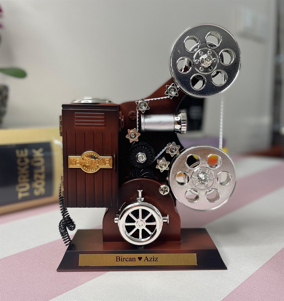 Kişiye Özel Sinemaskop Müzik KutusugiftmodaGM-1076-kö