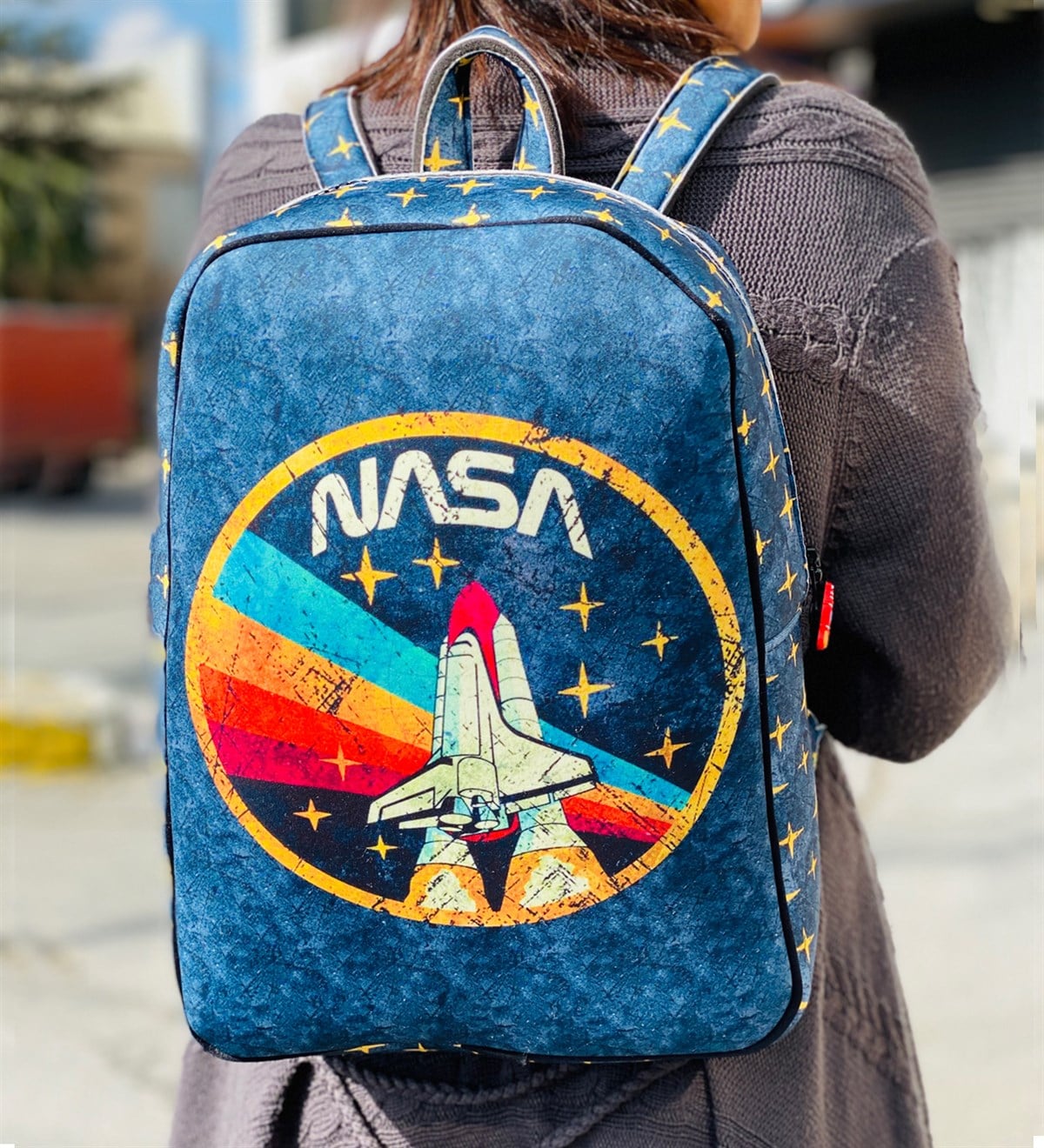 Nasa Tasarımlı ÇantaGiftmodaNasa-Çanta