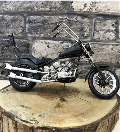 Nostaljik Chopper Metal Motosiklet
