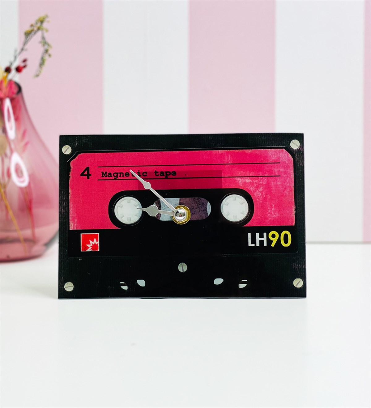 Nostaljik Kaset Tasarımlı Masa SaatiGiftmodaGM-2493