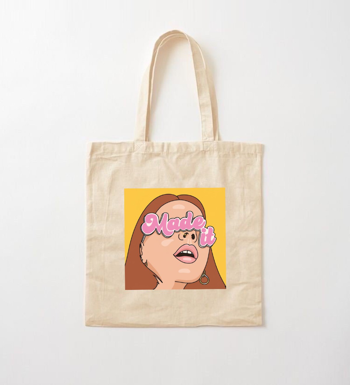 Made It Tasarımlı Bez ÇantagiftmodaGmcnt100021