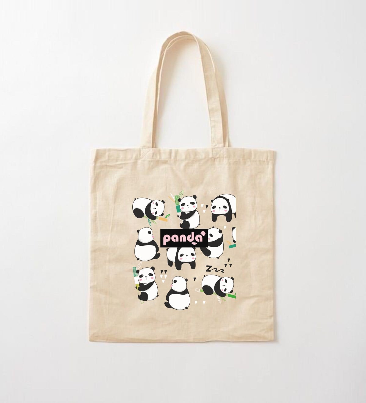 Panda Tasarımlı Bez ÇantagiftmodaGmcnt100025