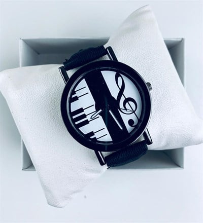 Özel Tasarım Müzik Detaylı Unisex Saat