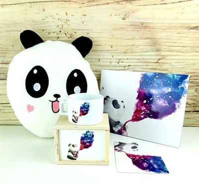 Özel Tasarım Panda Hediye Seti