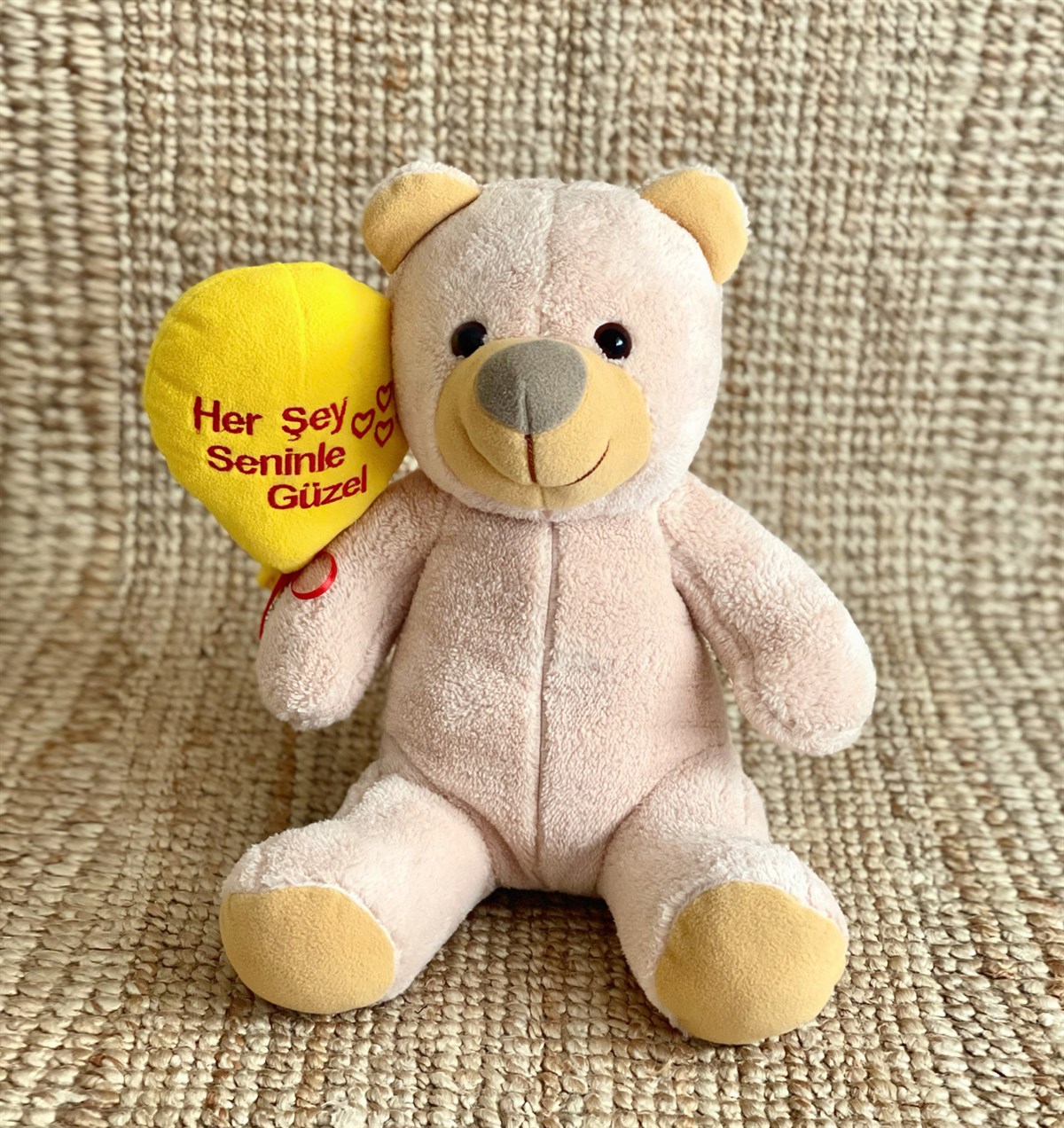 Herşey Seninle Güzel Tasarımlı Peluş AyıcıkGiftmodaGmpl00002