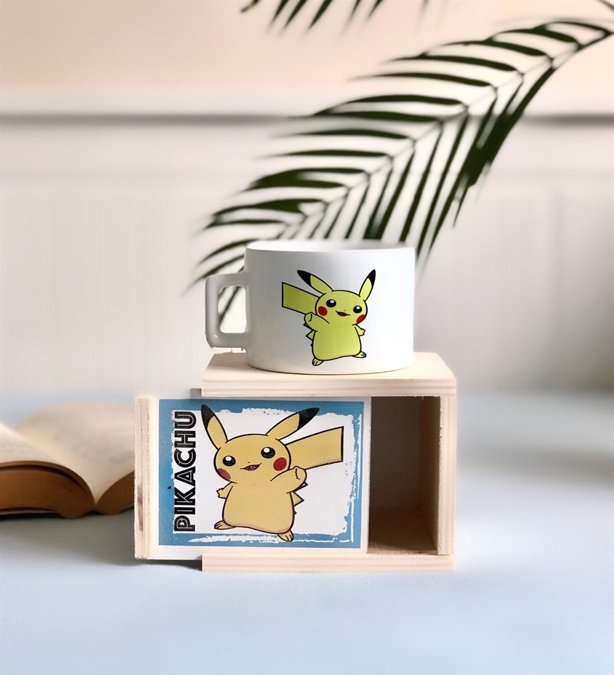 Pikachu Tasarımlı Kutulu KupaGiftmodaPikachu-Ktulu-Kupa