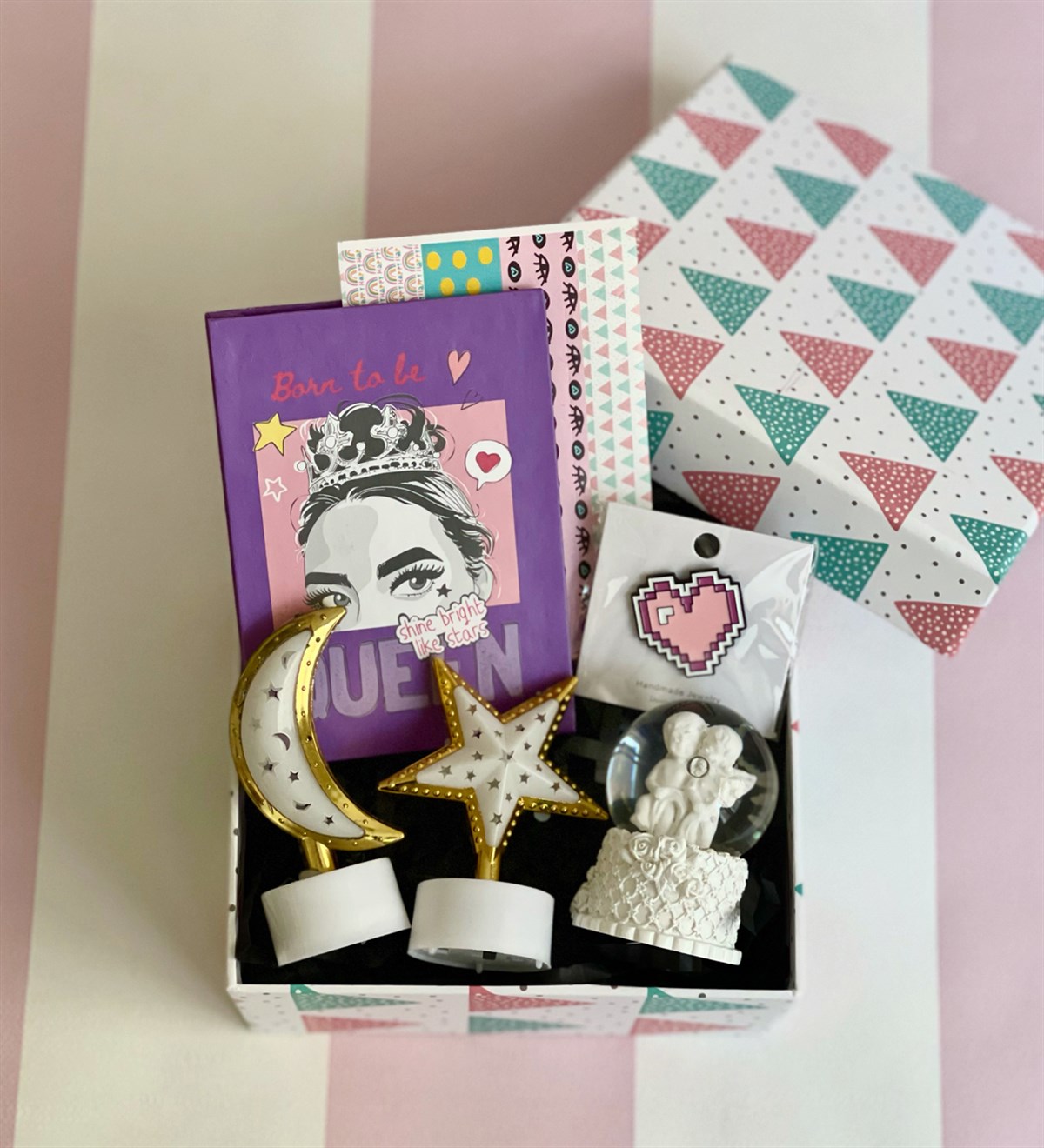 Pink Queen Tasarımlı Hediye SetiGiftmodaGmhs100313